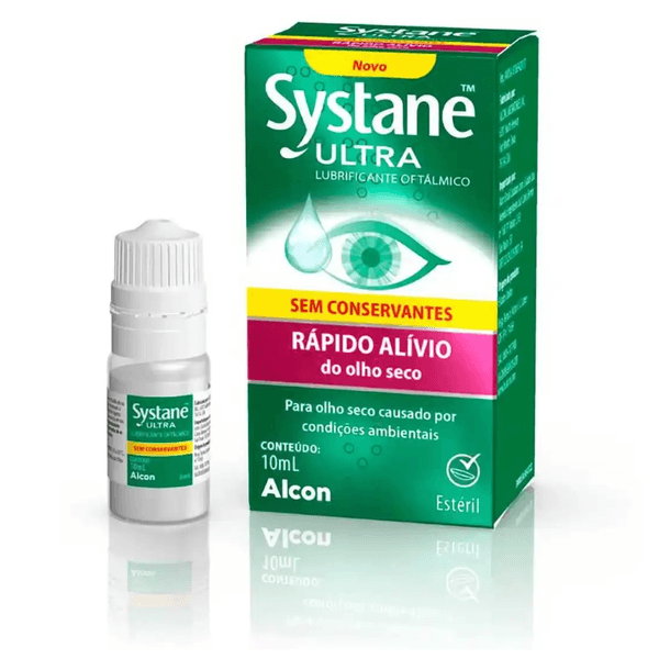 Colírio Systane Ultra Lubrificante Oftálmico Rápido Alívio 10ml